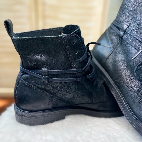 Harley-Davidson Black Leather Boots-Cambridge main image 4